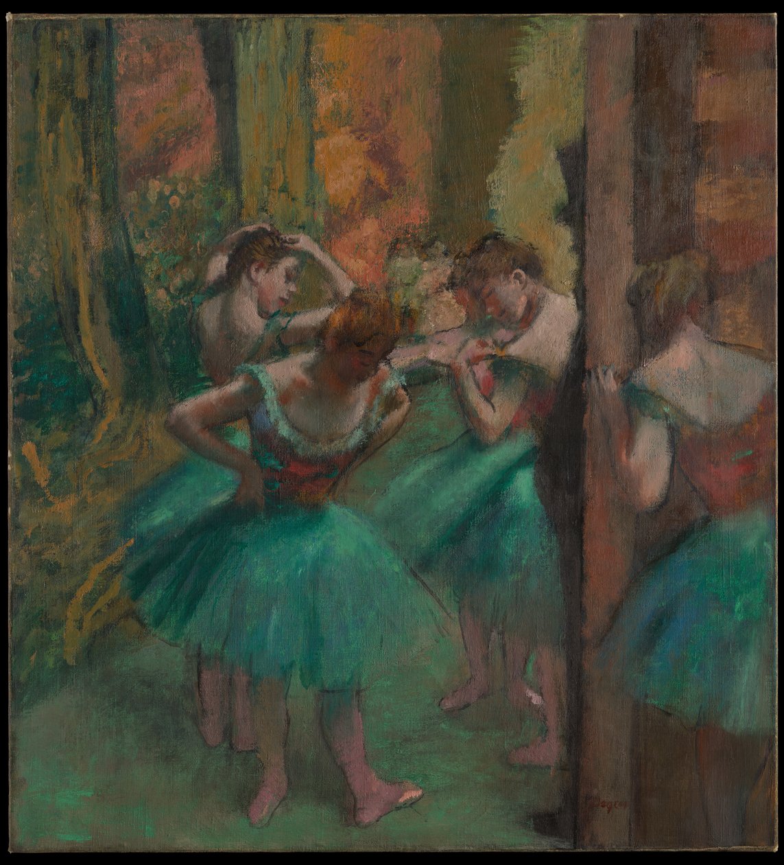 Danseurs, rose et vert - Edgar Degas