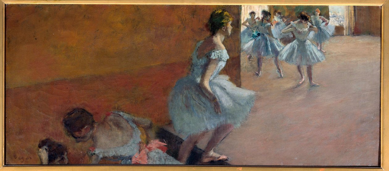 Danseuses montant les escaliers - Edgar Degas