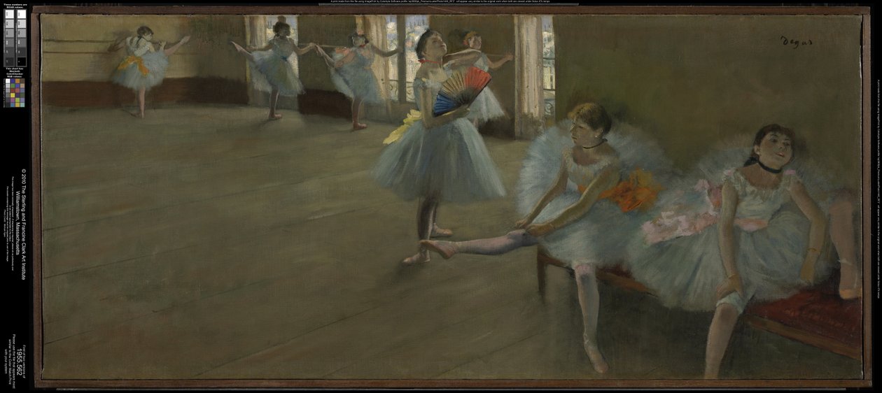 Des danseurs en classe - Edgar Degas
