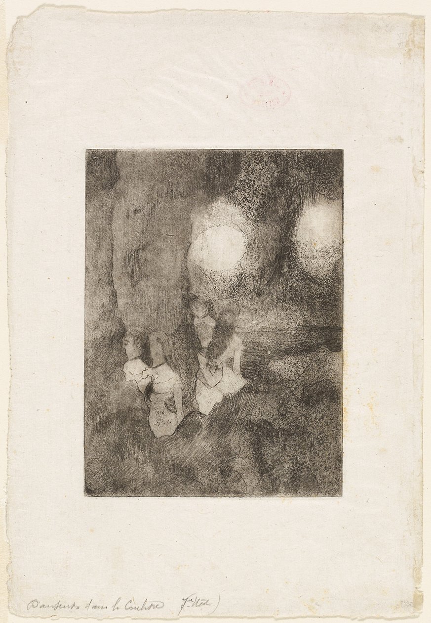 Danseurs dans les coulisses - Edgar Degas