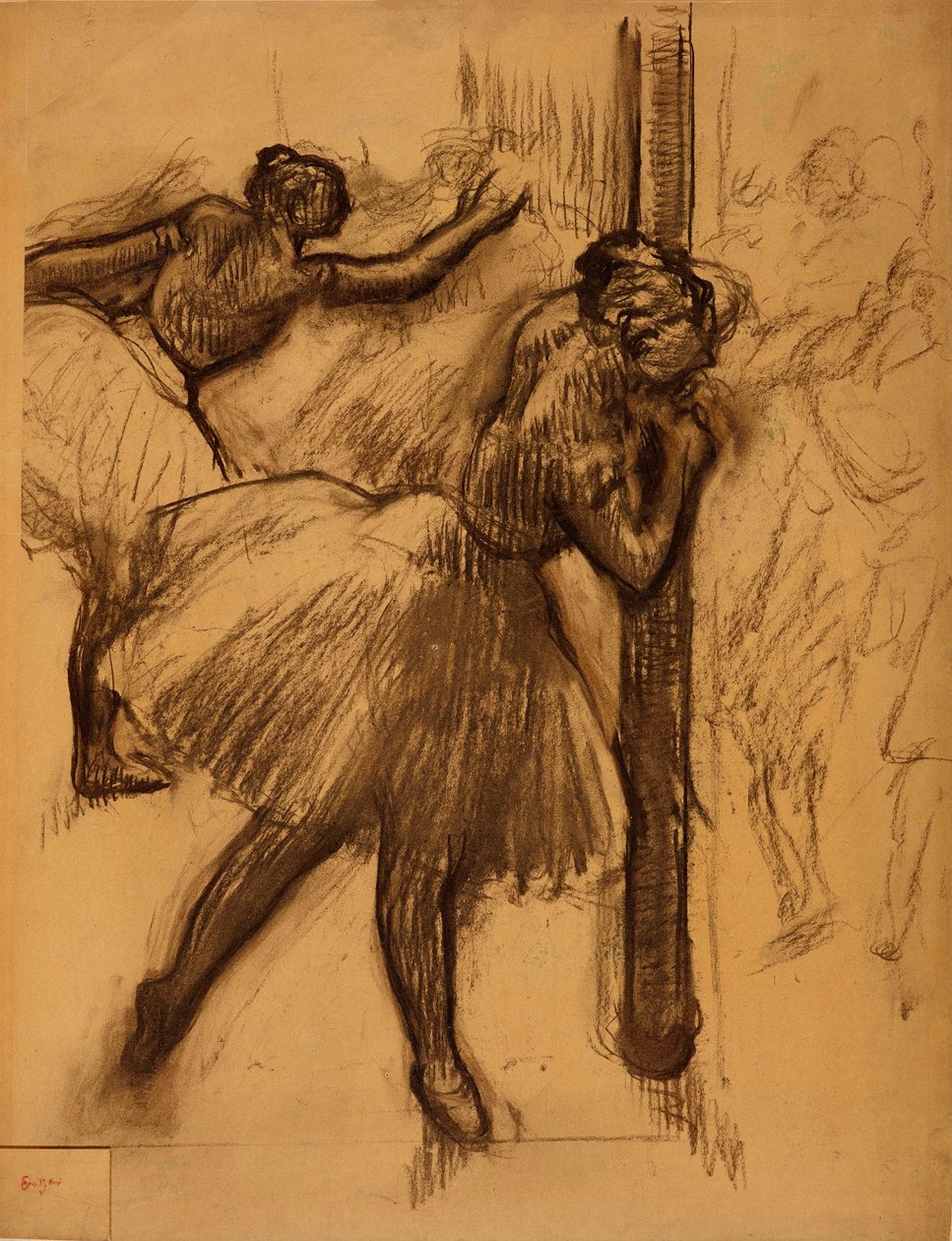Danseuse, appuyée à une colonne - Edgar Degas