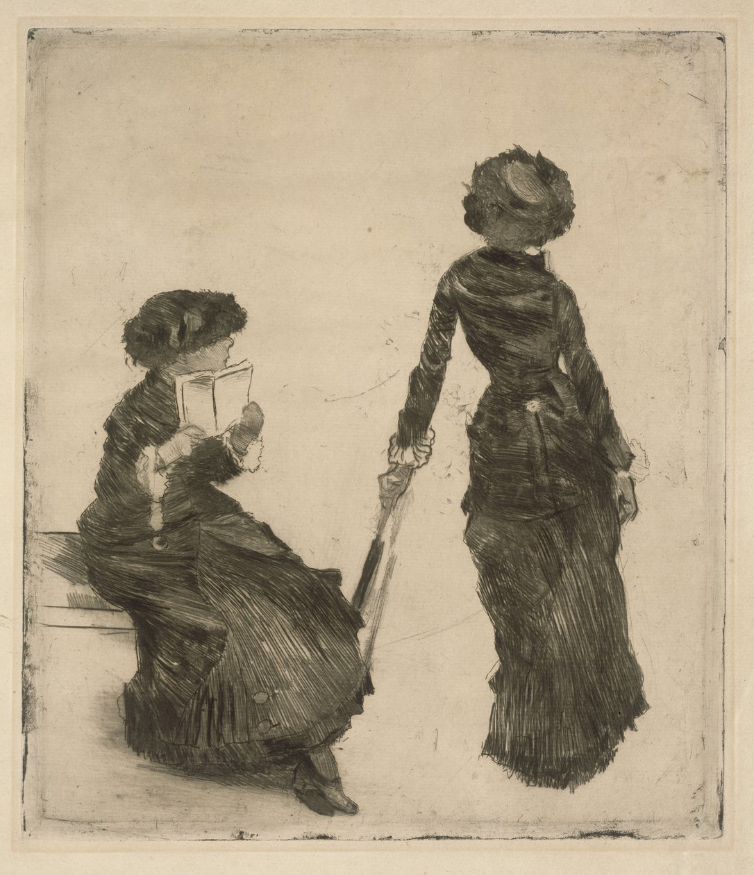La peintre Mary Cassatt au Louvre, collection d