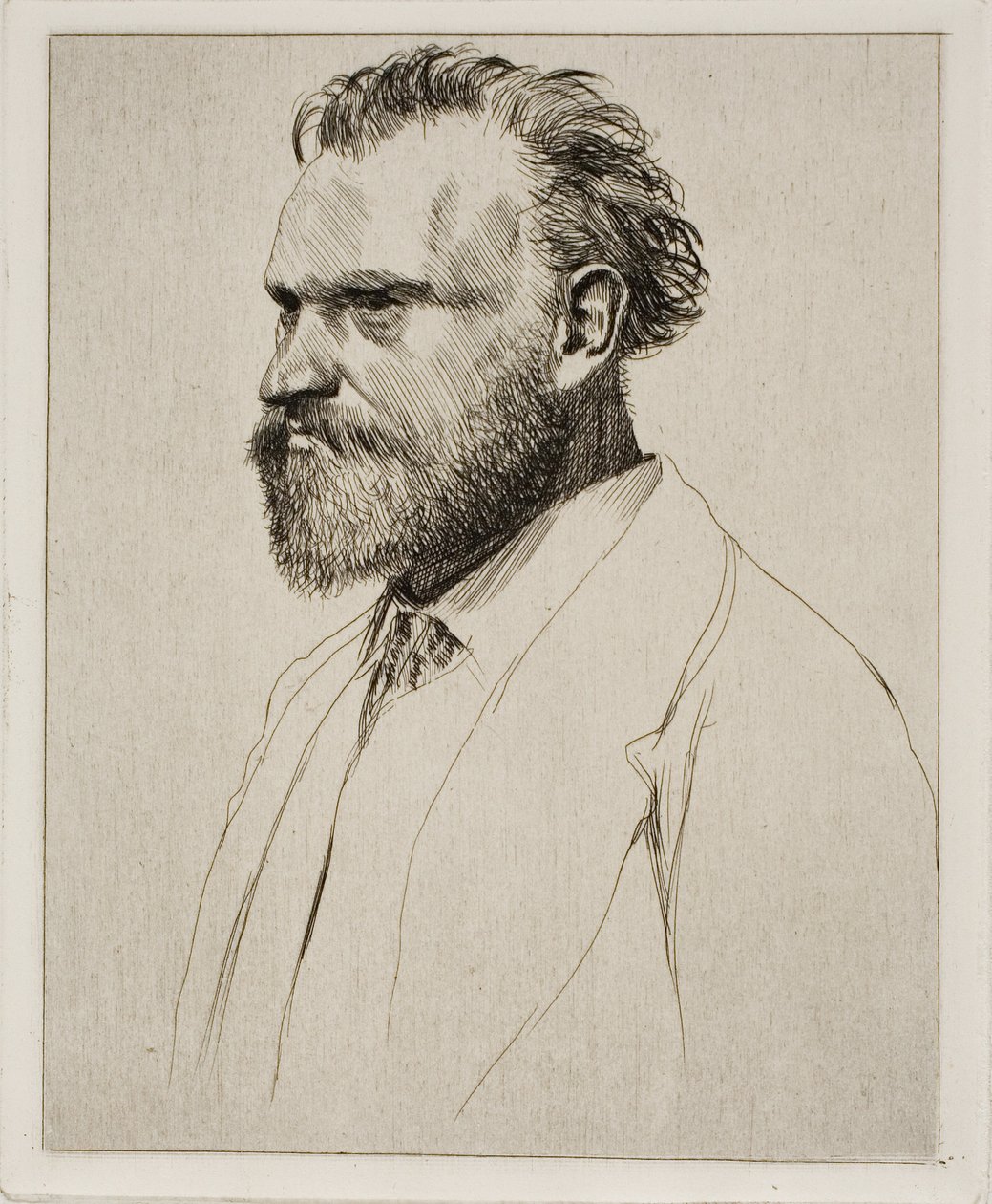 Edouard Manet, Portrait en buste - Edgar Degas