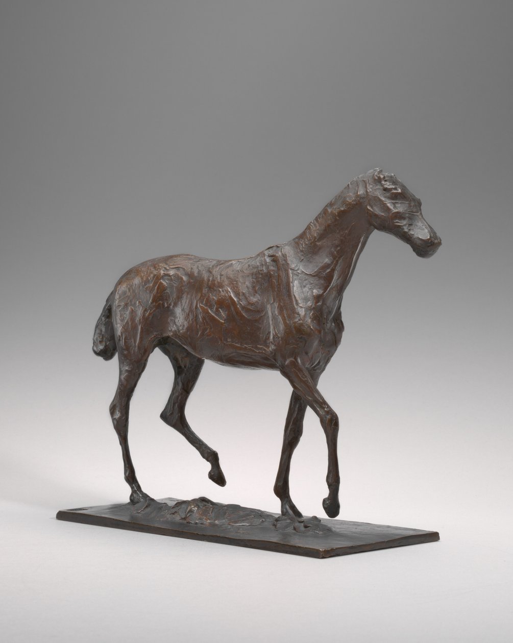Cheval marchant, cire originale probablement début des années 1870, moulé vers 1920-1921 - Edgar Degas