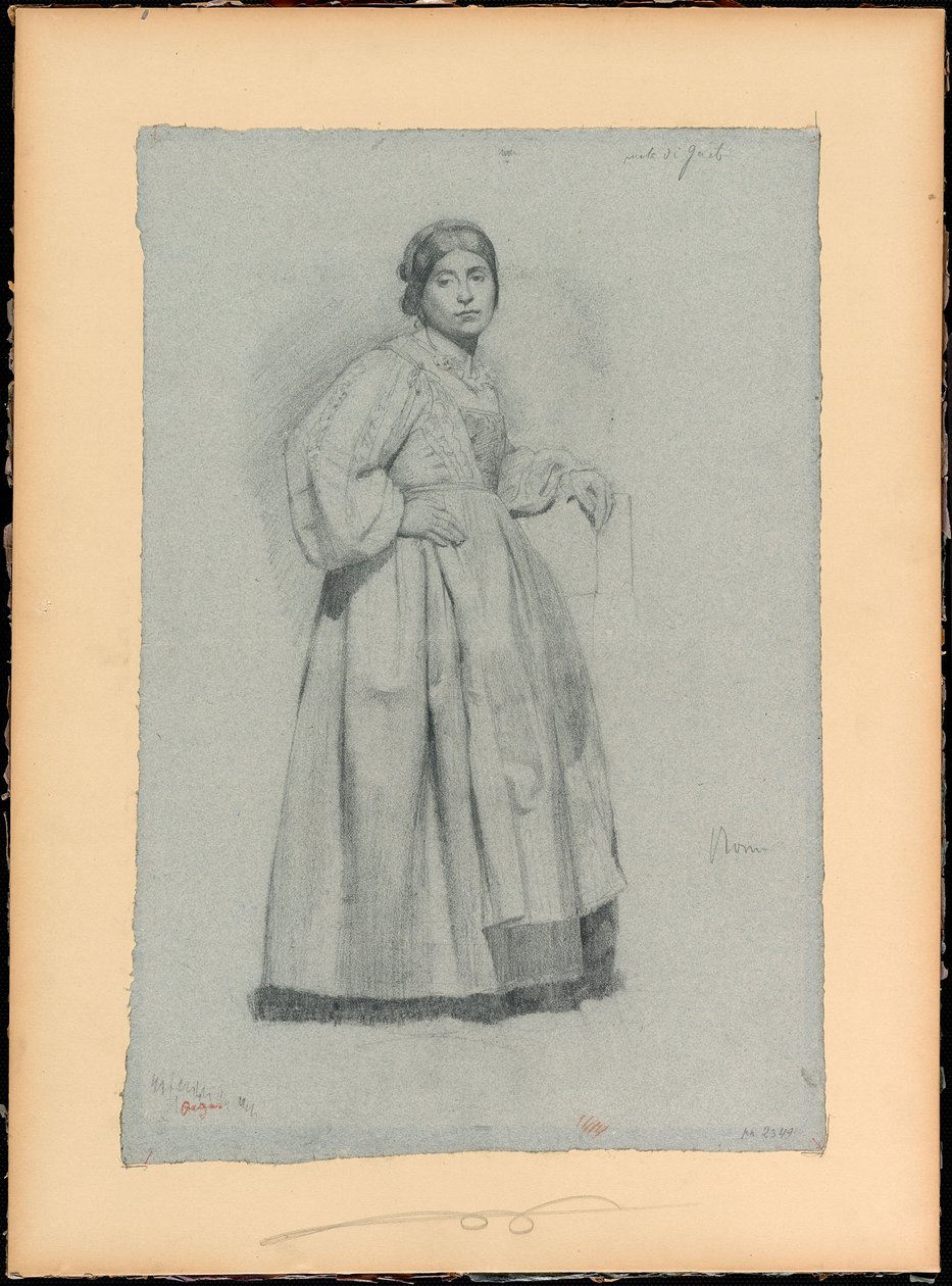 Italienne (Gaëta) - Edgar Degas