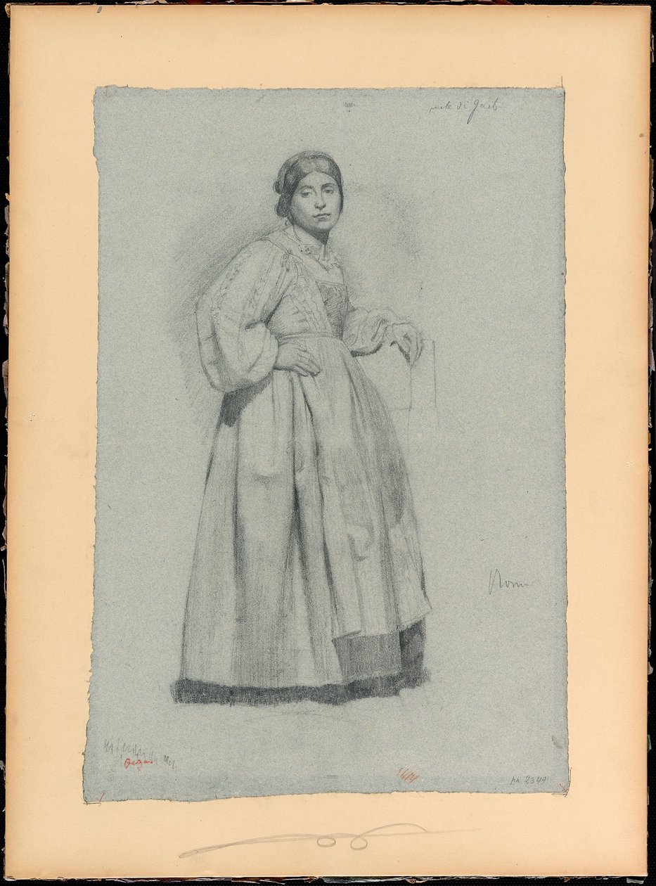 Italienne (Gaëta) - Edgar Degas