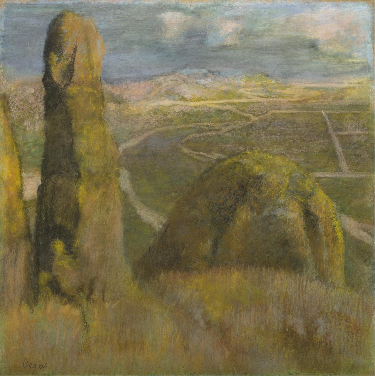Paysage, vers 1892 - Edgar Degas