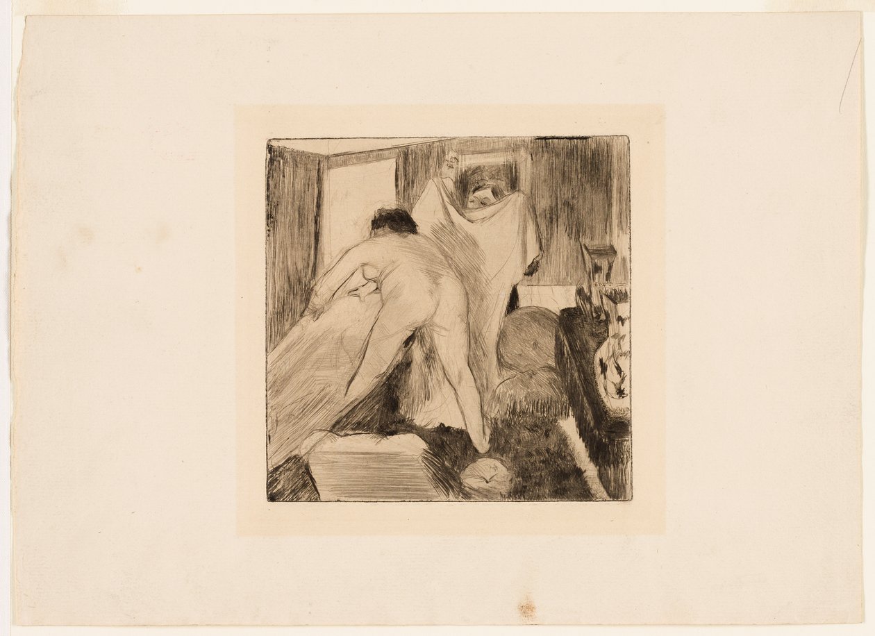 Sortir du bain - Edgar Degas