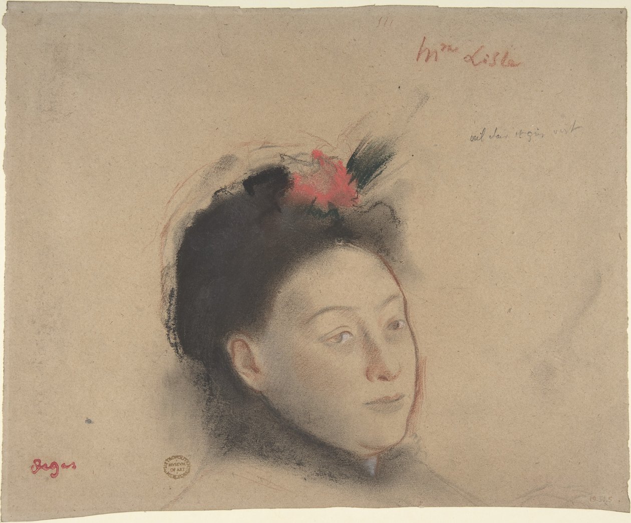 Madame Lisle - Edgar Degas