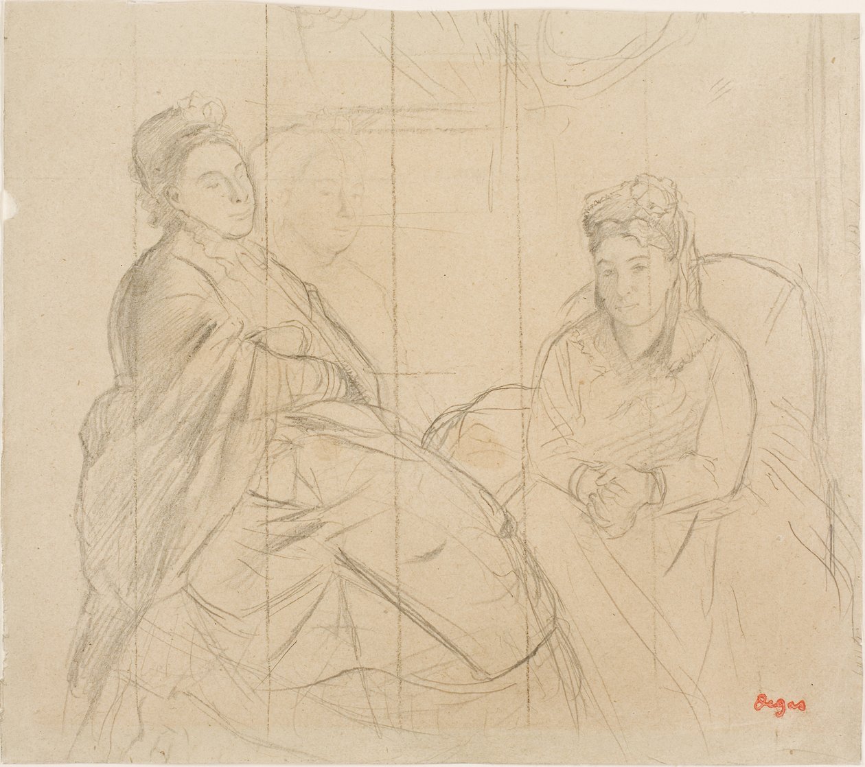 Madame Lisle et Madame Loubens - Edgar Degas