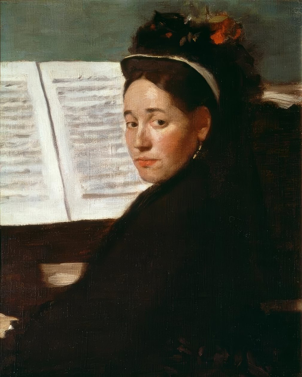 Mademoiselle Dihau au piano - Edgar Degas