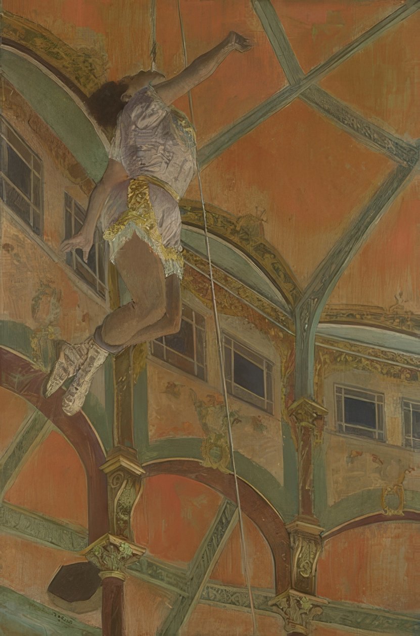 Miss La La au cirque Fernando. 1879 - Edgar Degas