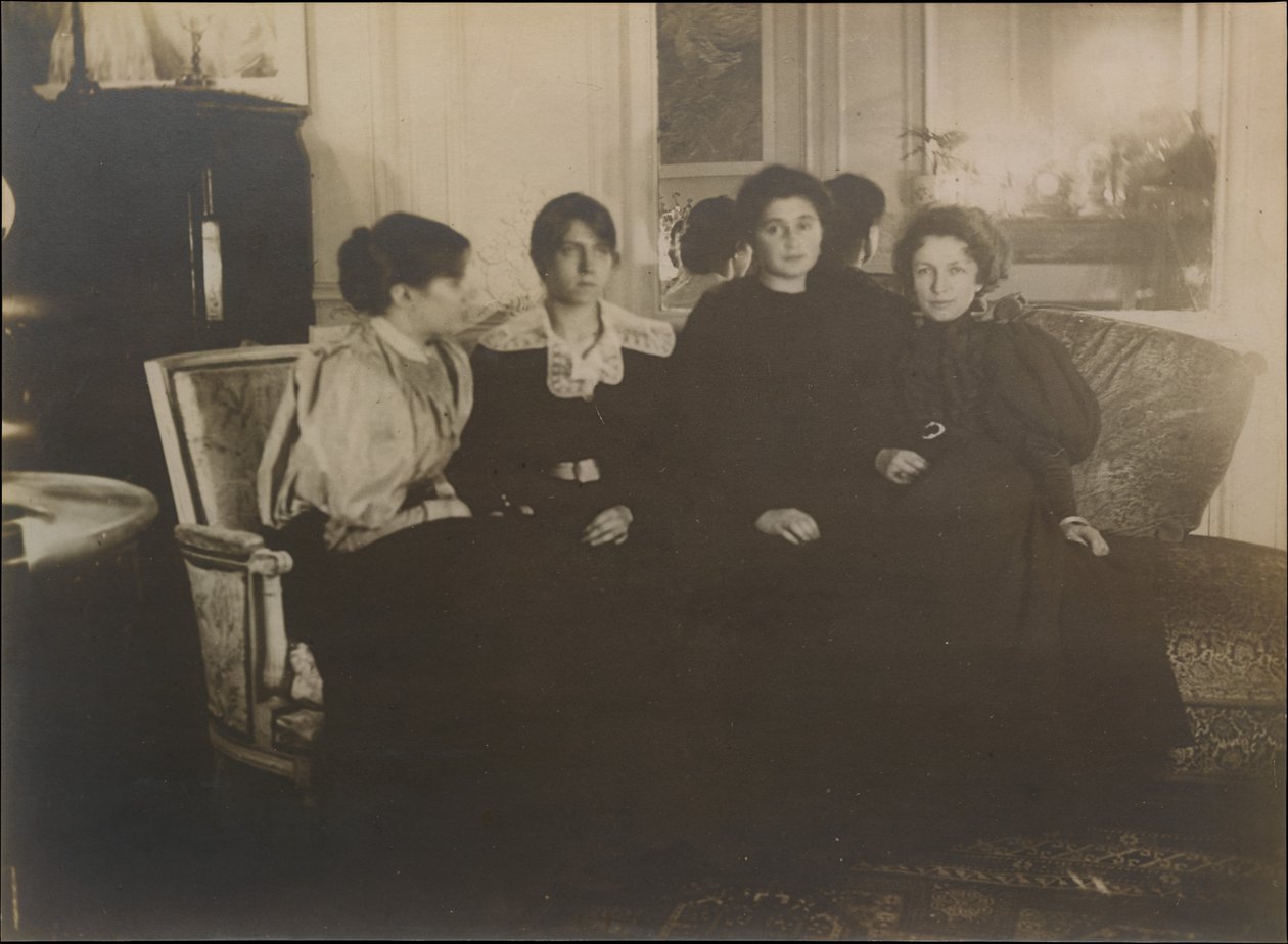 Paule Gobillard, Jeannie Gobillard, Julie Manet, and Geneviève Mallarmé - Edgar Degas