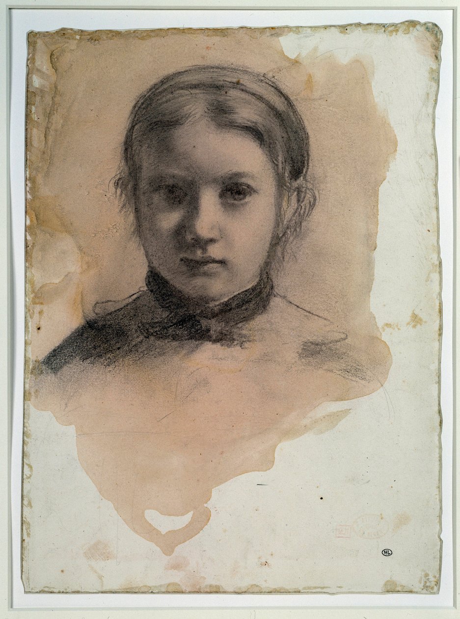 Portrait de Giovanna Bellelli (étude pour « La famille Bellelli ») - Edgar Degas