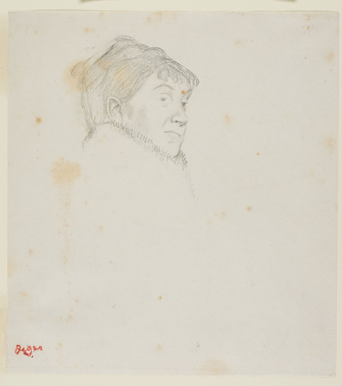 Portrait de Madame Dietz-Monnin (anciennement Tête de femme) - Edgar Degas