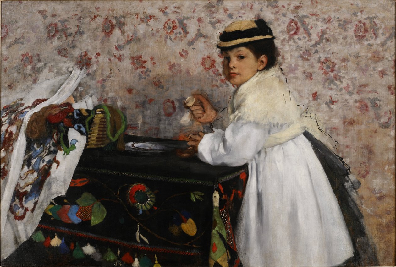 Portrait de Mlle. Hortense Valpinçon - Edgar Degas