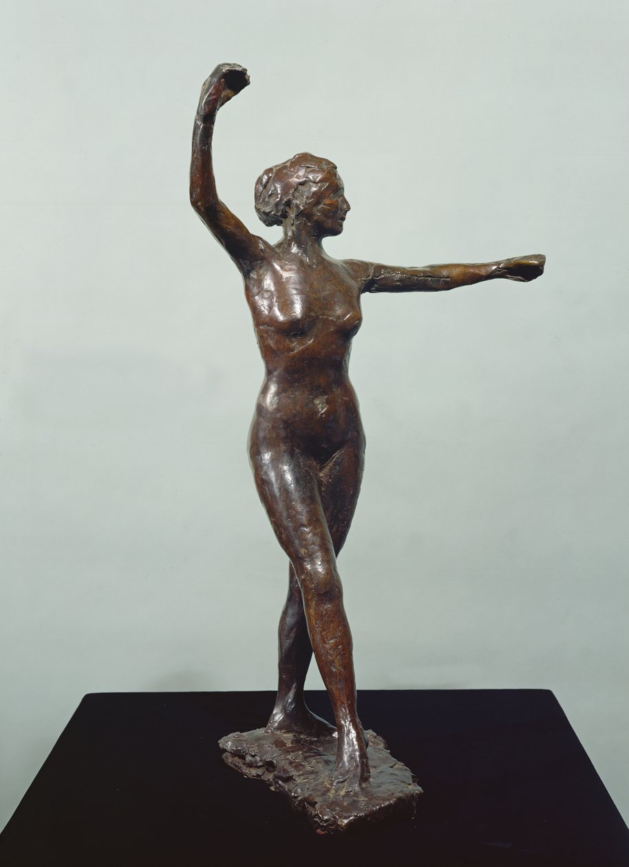 Préparation pour la danse, pied droit devant - Edgar Degas