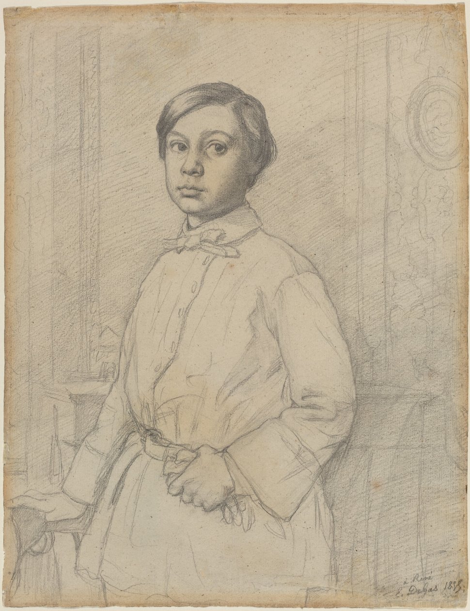 René de Gas [recto] - Edgar Degas