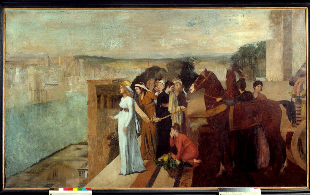 Sémiramis construisant Babylone - Edgar Degas