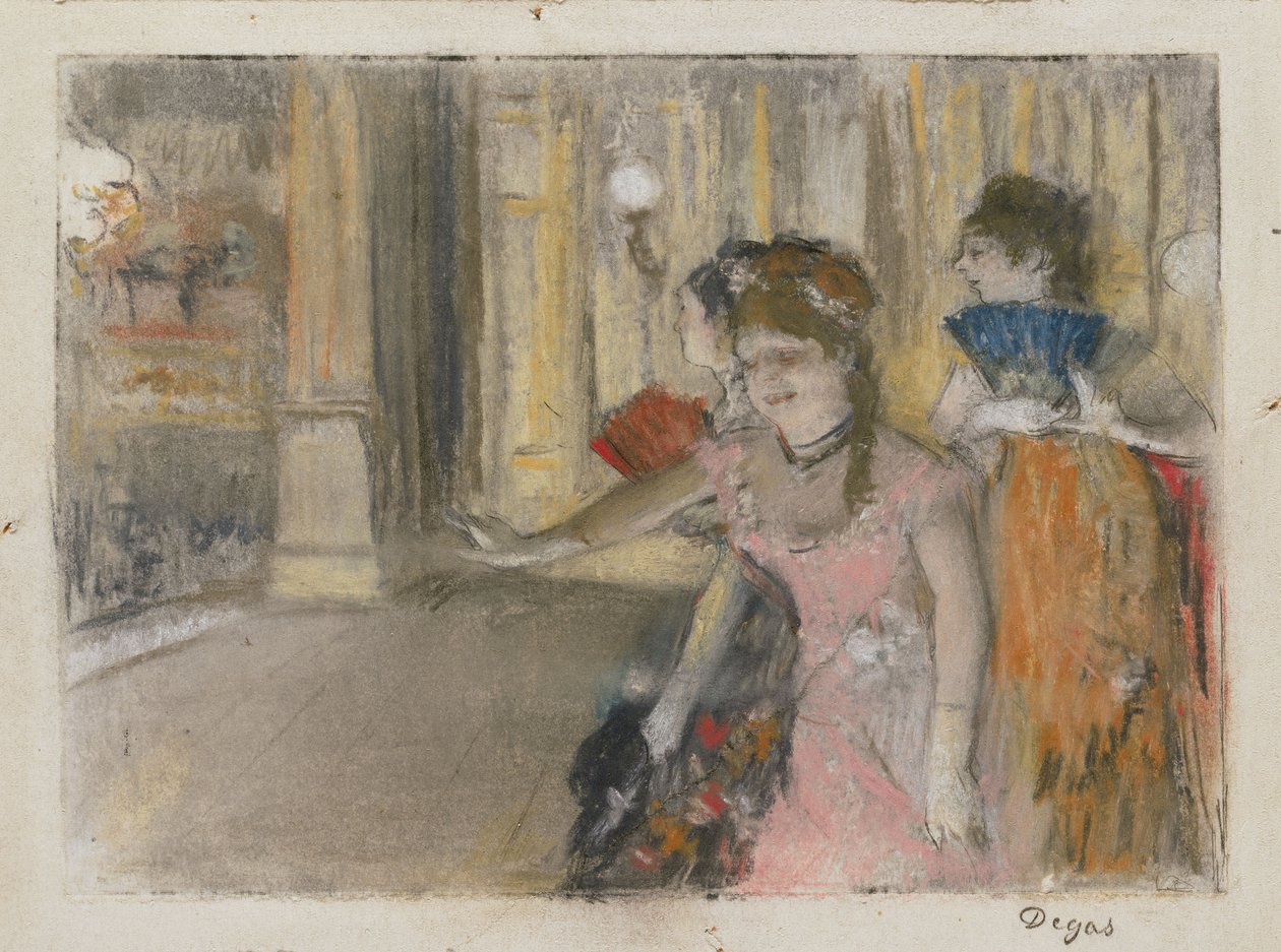 Les chanteurs sur scène - Edgar Degas