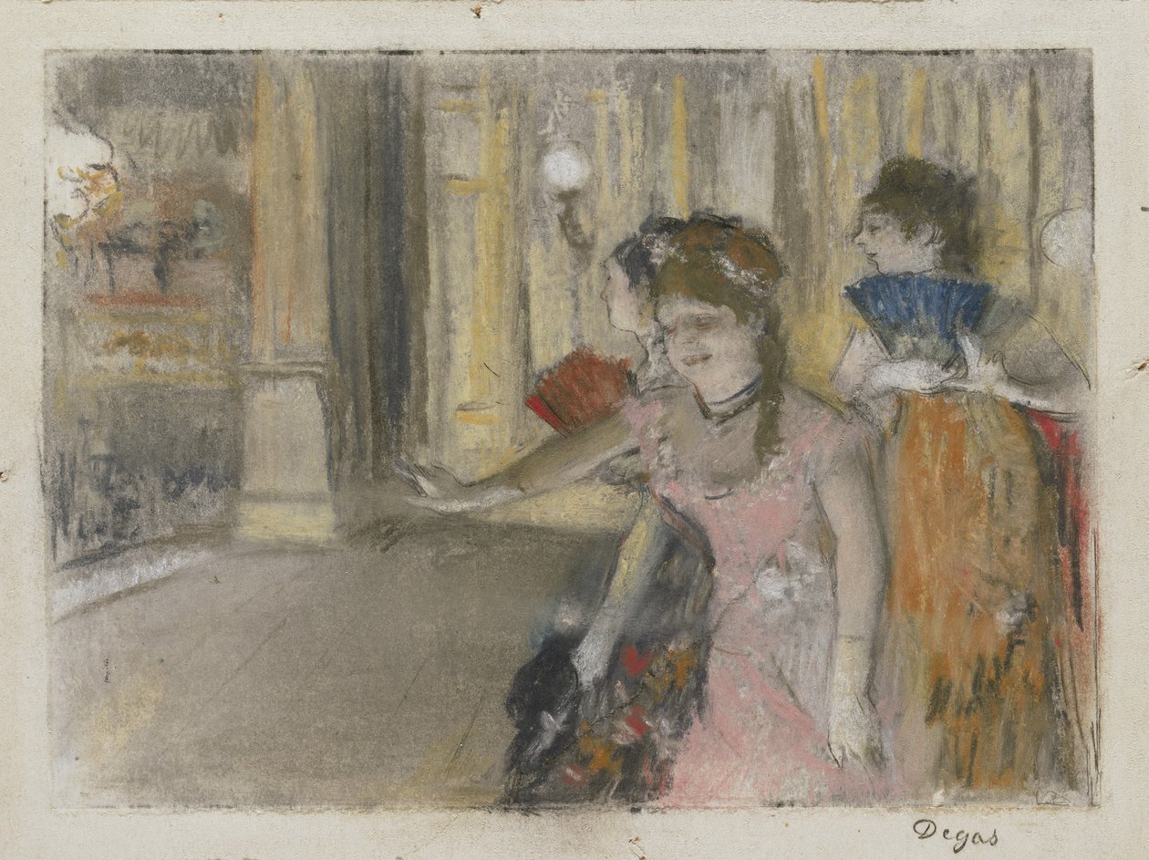 Chanteurs sur scène - Edgar Degas
