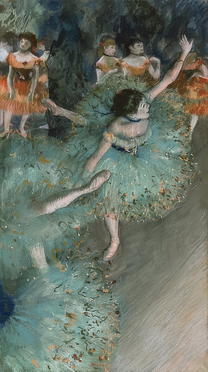 Danseuses en vert - Edgar Degas