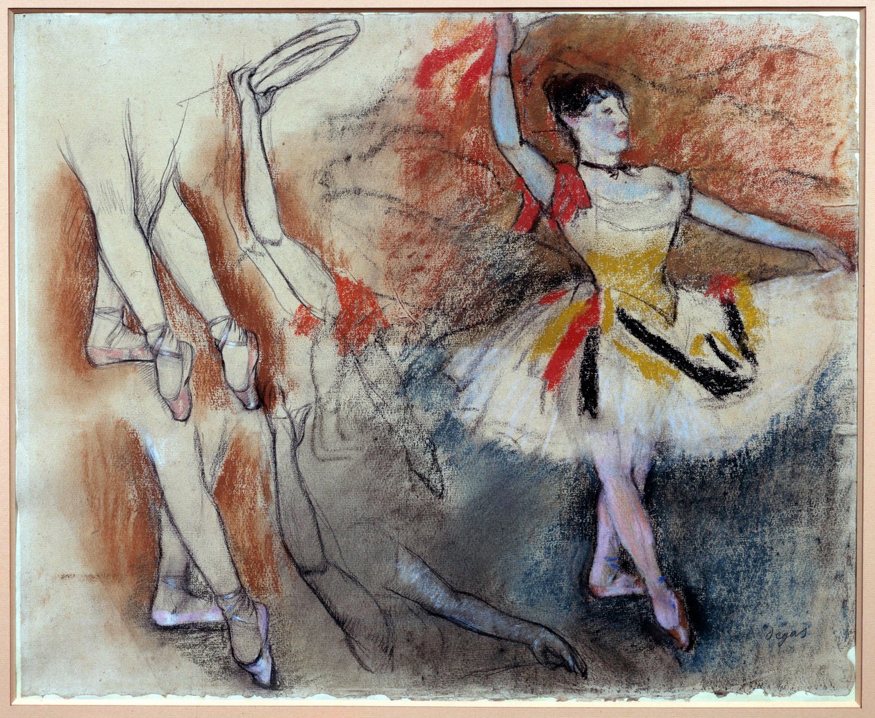 Danseuse au tambourin - Edgar Degas