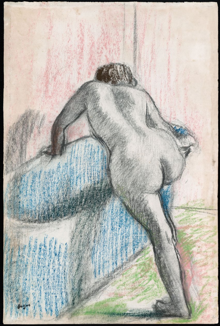 Le bain - Edgar Degas