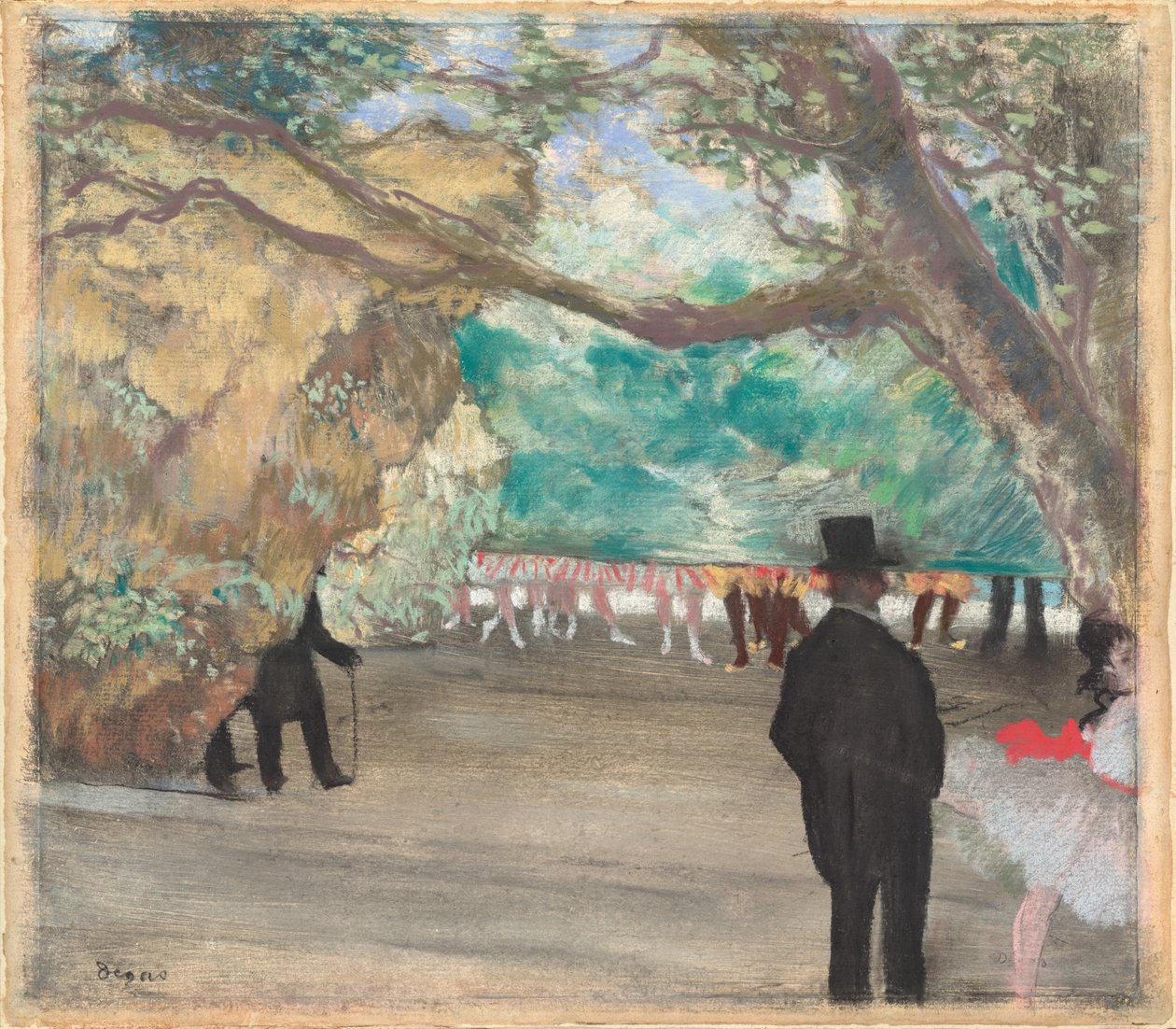 Le Rideau - Edgar Degas