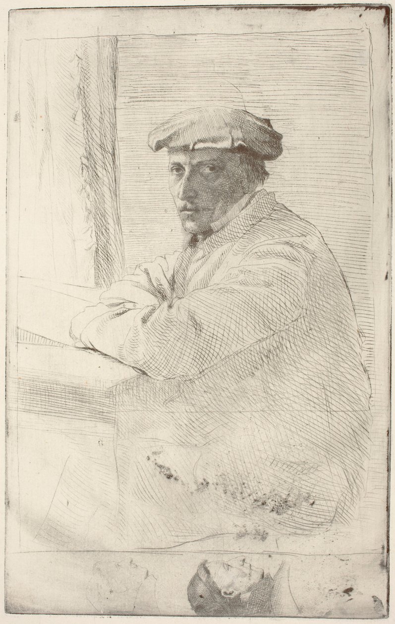 The Engraver Joseph Tourny (Le graveur Joseph Tourny) - Edgar Degas