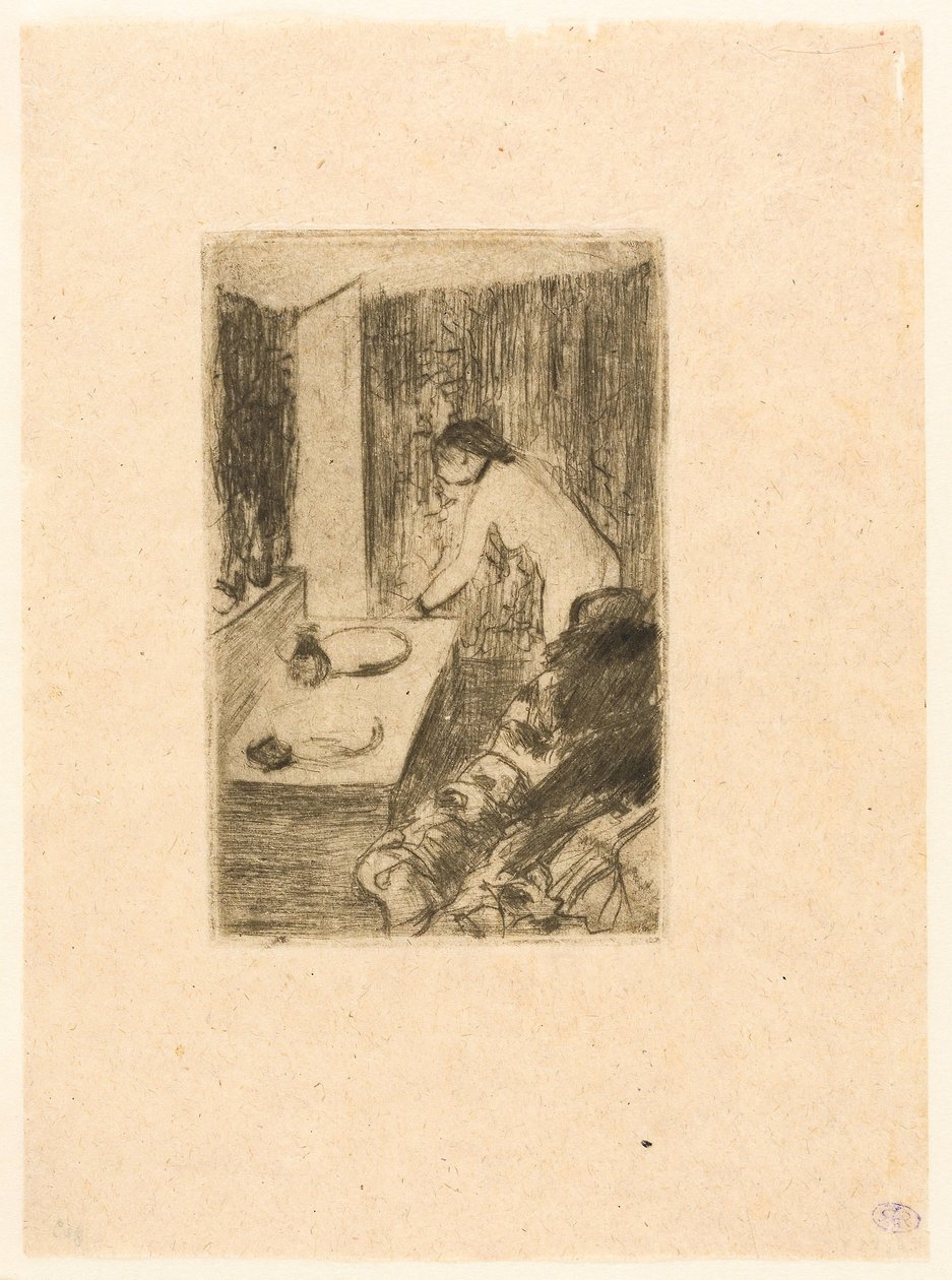 La Petite Salle de Bain - Edgar Degas