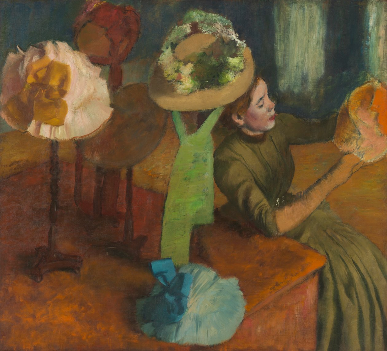 La boutique de chapellerie - Edgar Degas