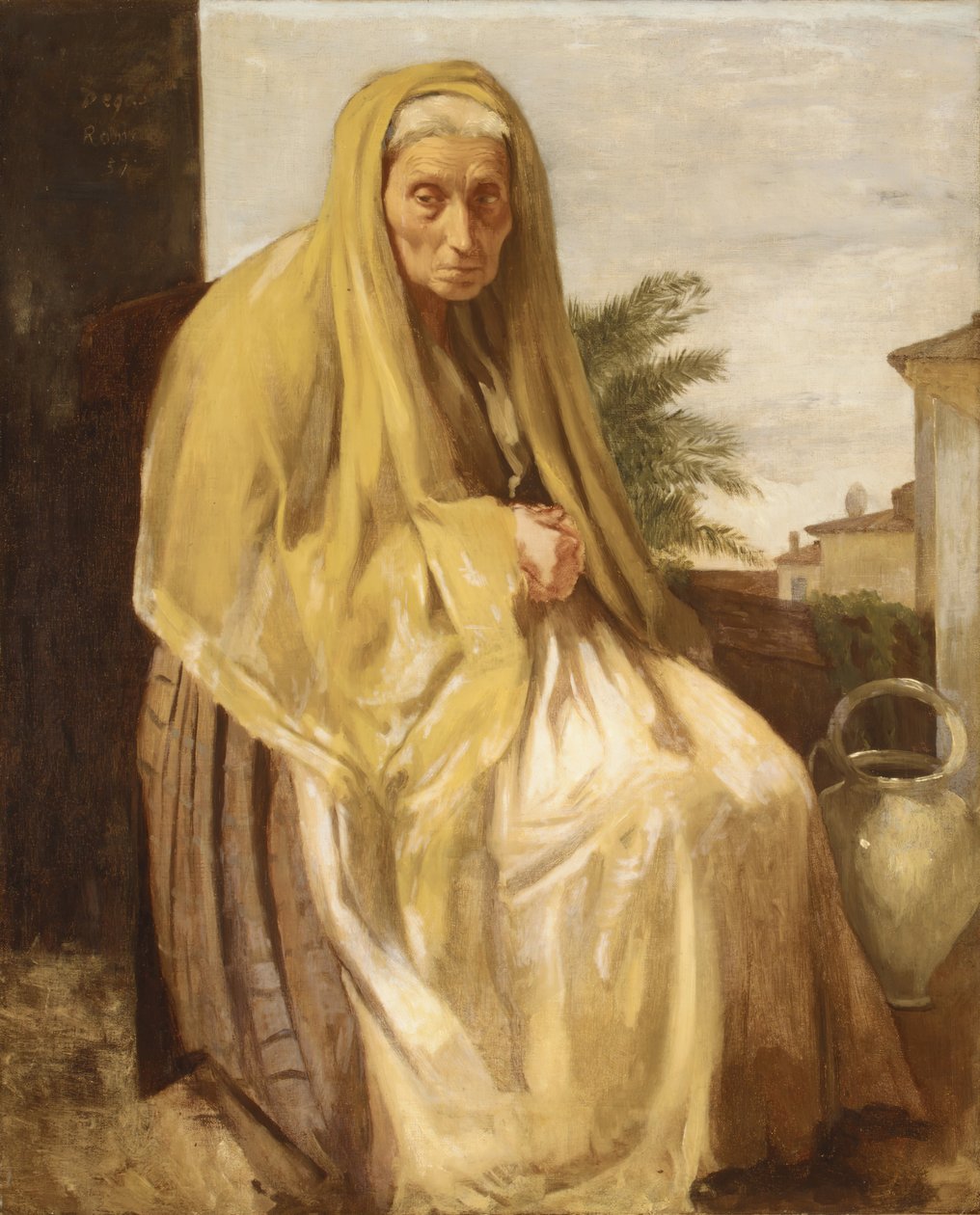 La vieille femme italienne - Edgar Degas