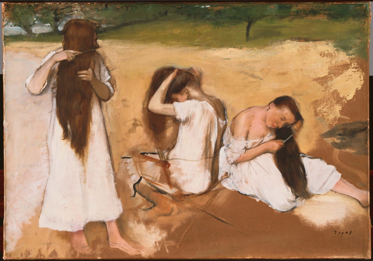 Des femmes en train de se coiffer - Edgar Degas