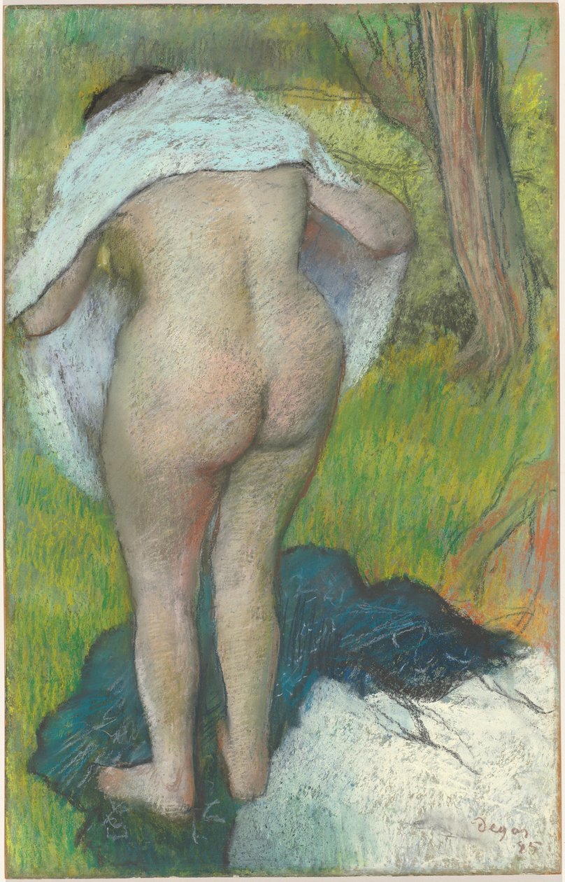 Junge Frau beim Ankleiden - Edgar Degas