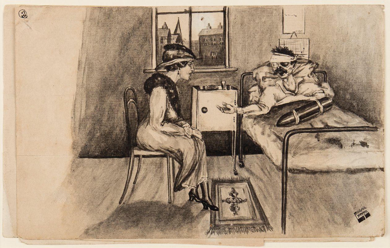 Quel obus !, 13 octobre 1917 - Edgar Fryer