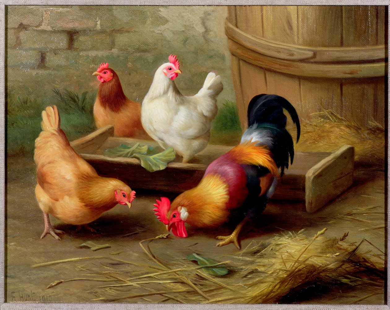 Scène de ferme - Edgar Hunt
