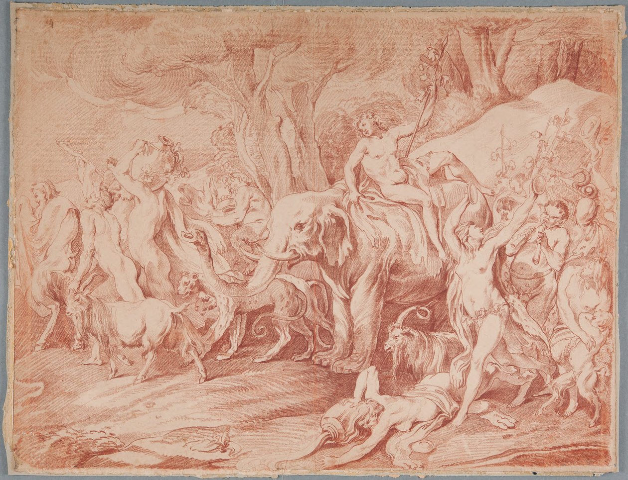 Triumphzug des Bacchus - Edmé Bouchardon