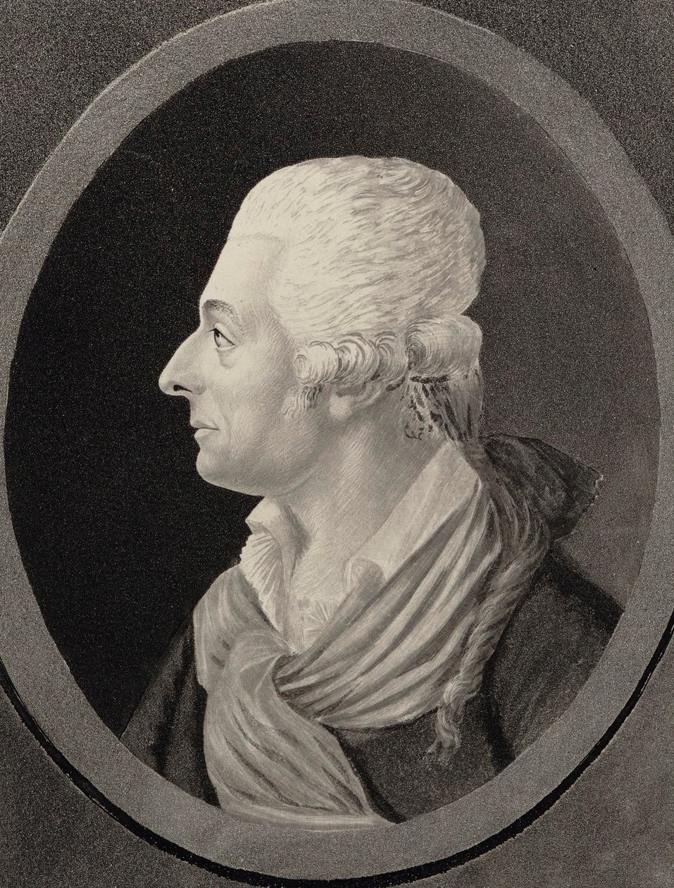 Portrait du compositeur Antonio Sacchini 1730-1786, 1810 - Edme Quenedey
