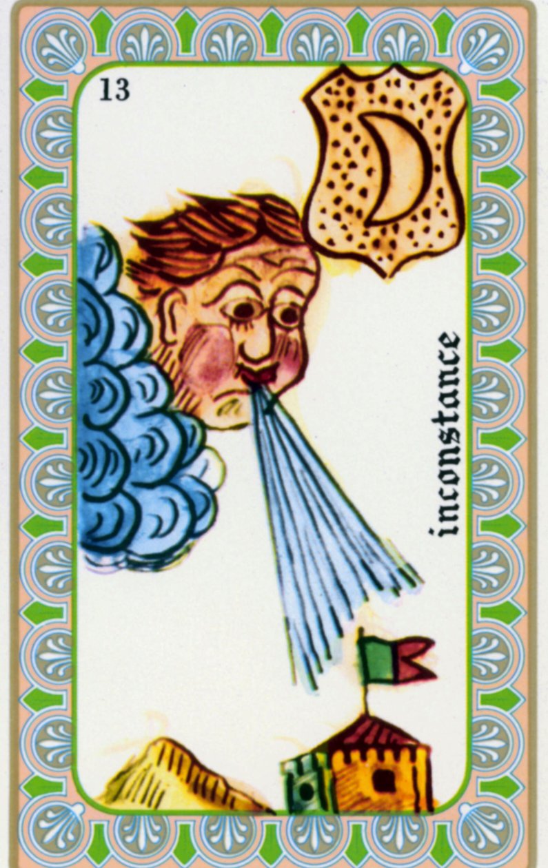 Tarot par magus Belline dessiné par Edmond Billaudot vers 1845 et donné au voyant Belline pour réédition : carte de l