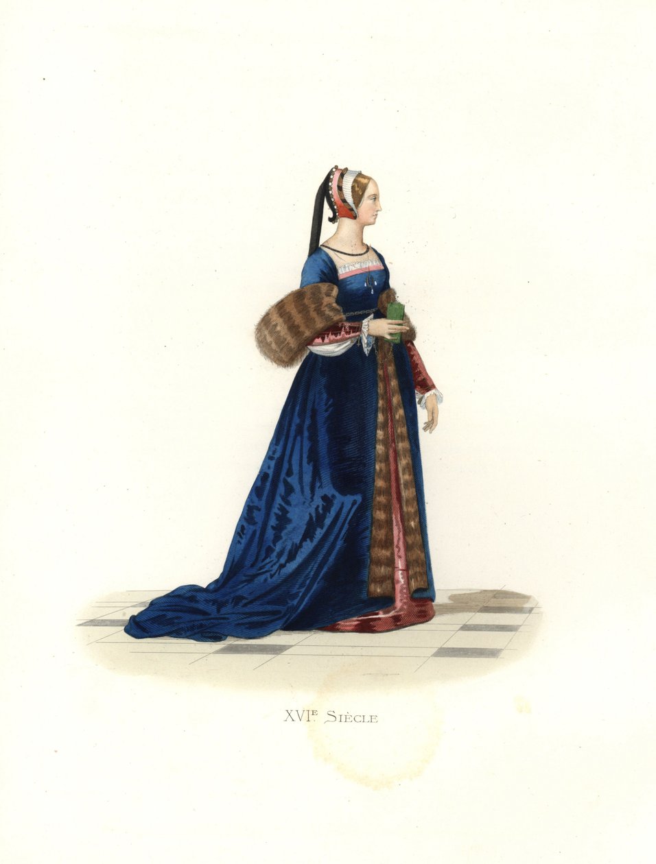 Dame à la cour de François Ier - Edmond Lechevallier Chevignard