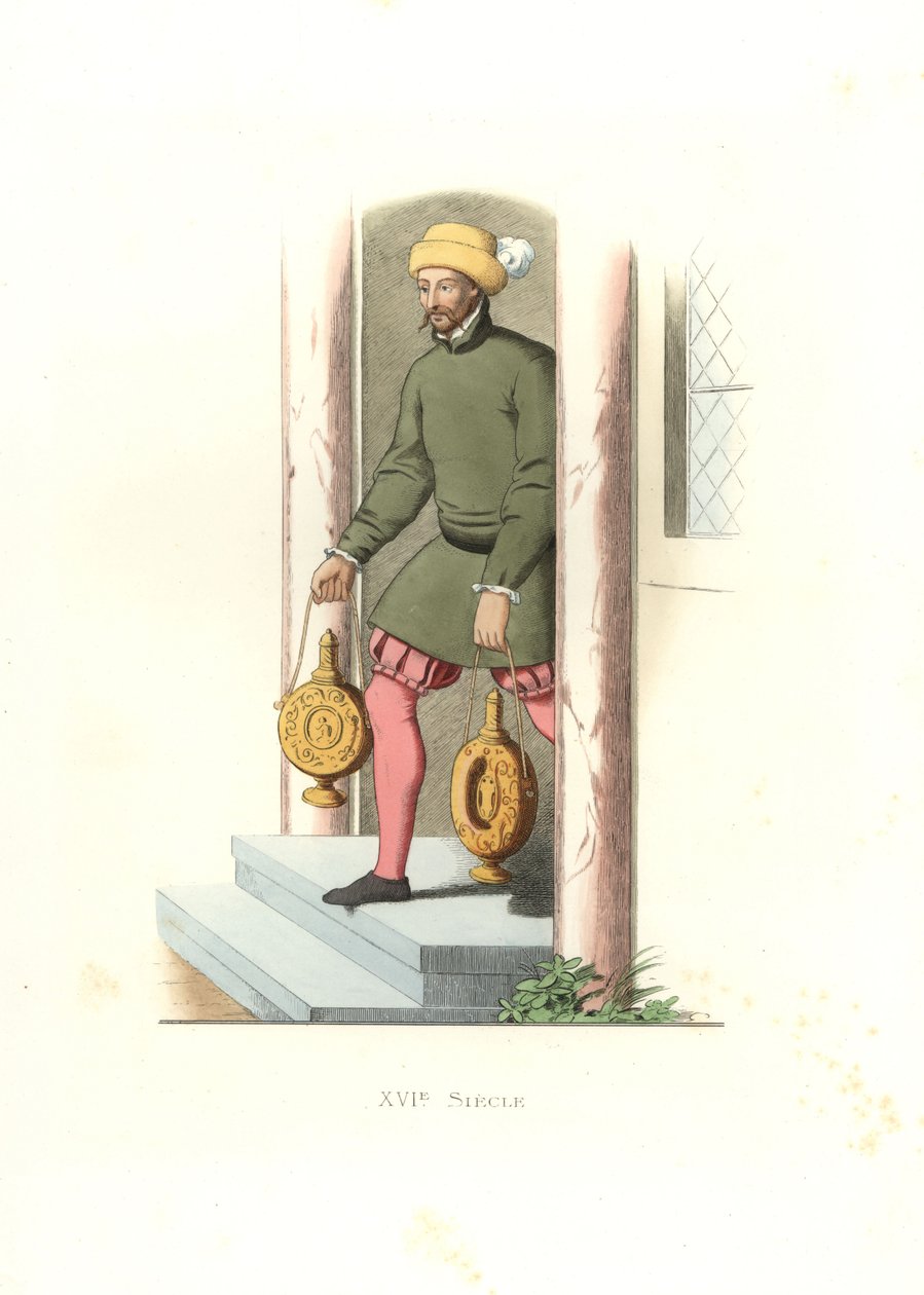 Valet, Angleterre - Edmond Lechevallier Chevignard