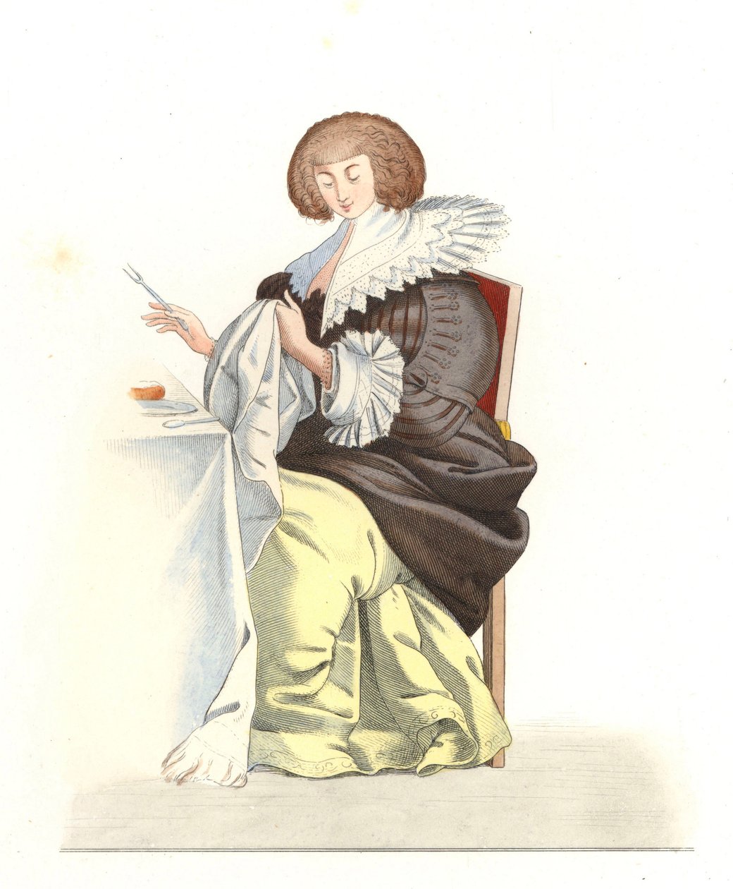 Femme de la noblesse française du XVIe siècle, d