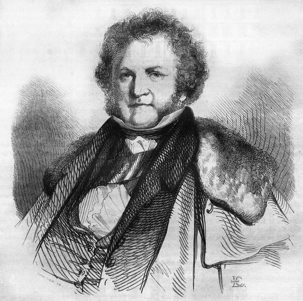 Portrait de Jean Jacques Sellon (1782-1839), philanthrope, pacifiste et politicien suisse, partisan de l