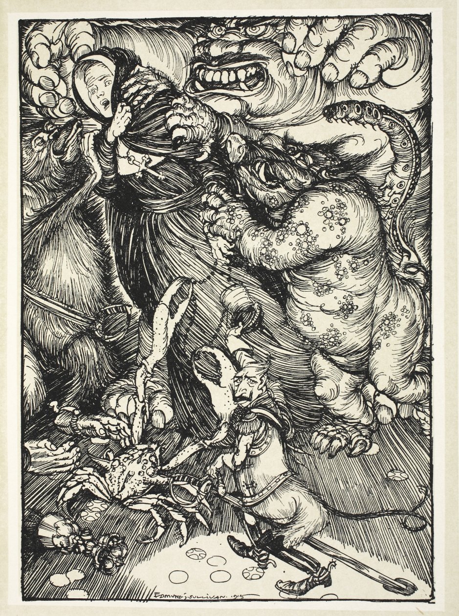 Une épouse du Christ (Une violation de la Belgique), illustration de The Kaiser