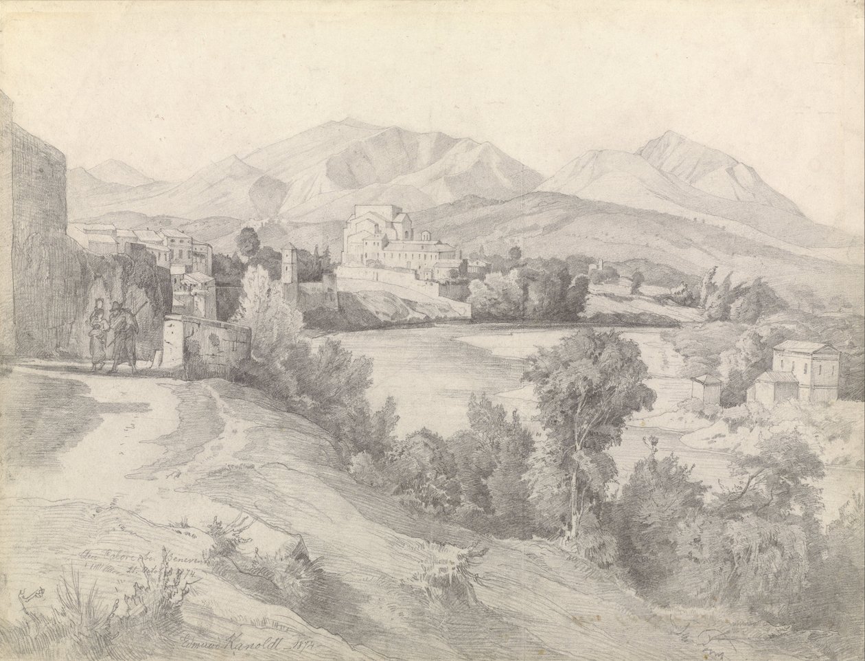 Vue de Bénévent - Edmund Kanoldt