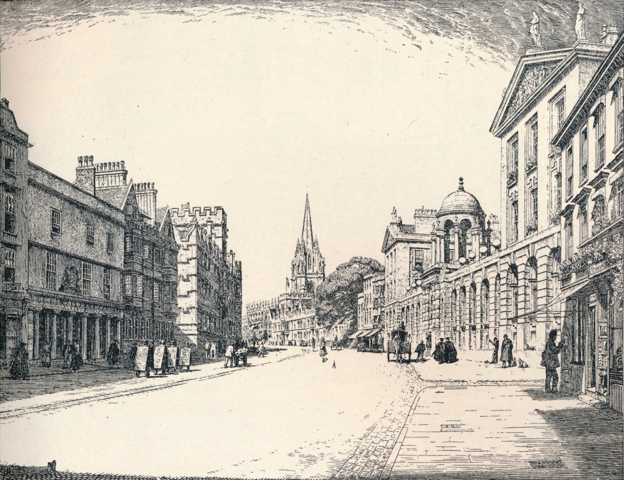 High Street, Oxford, 1905 - Edmund Hort New
