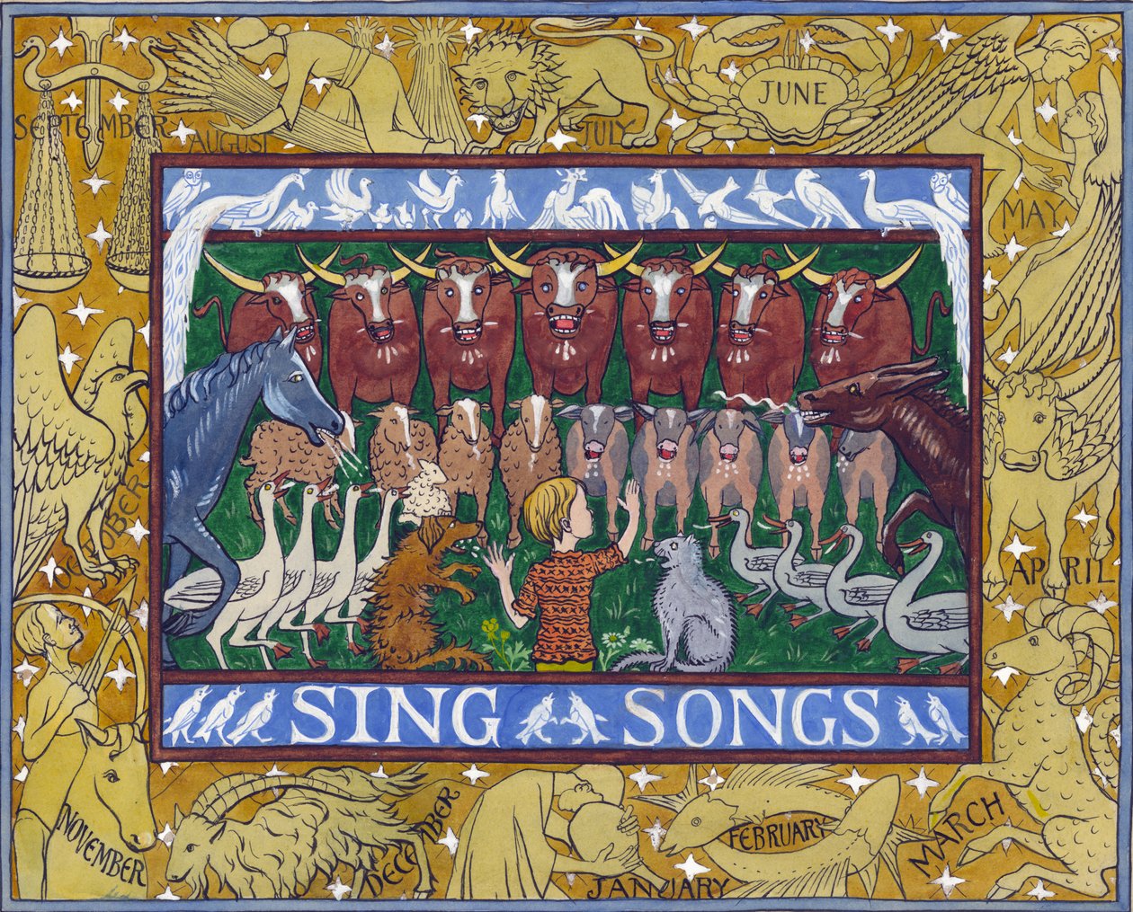 Chanter des chansons, c.1935 - Edmund Hunter