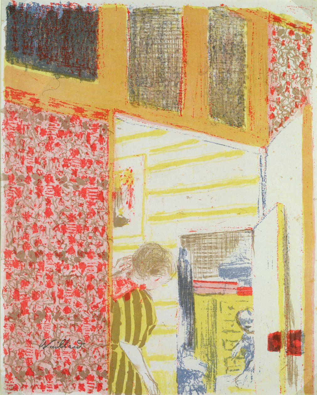 Intérieur en nuances de rose III - Edouard Vuillard