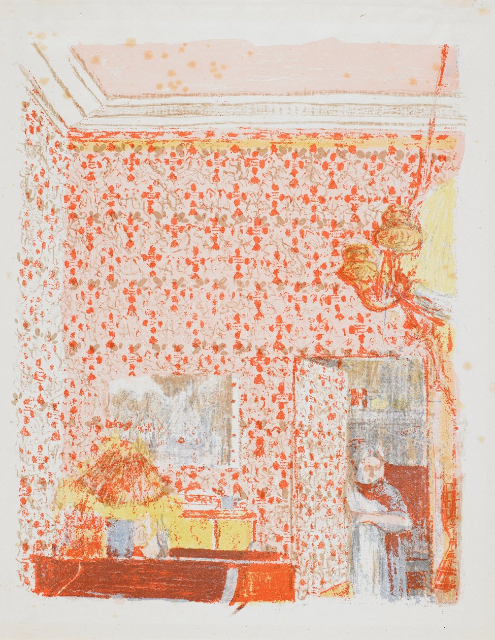 Intérieur aux tentures roses I - Edouard Vuillard